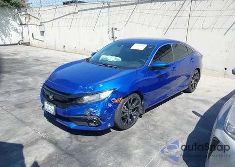 2019 Honda Civic Sport from USA, damaged, VIN 2HGFC2F83KH531042